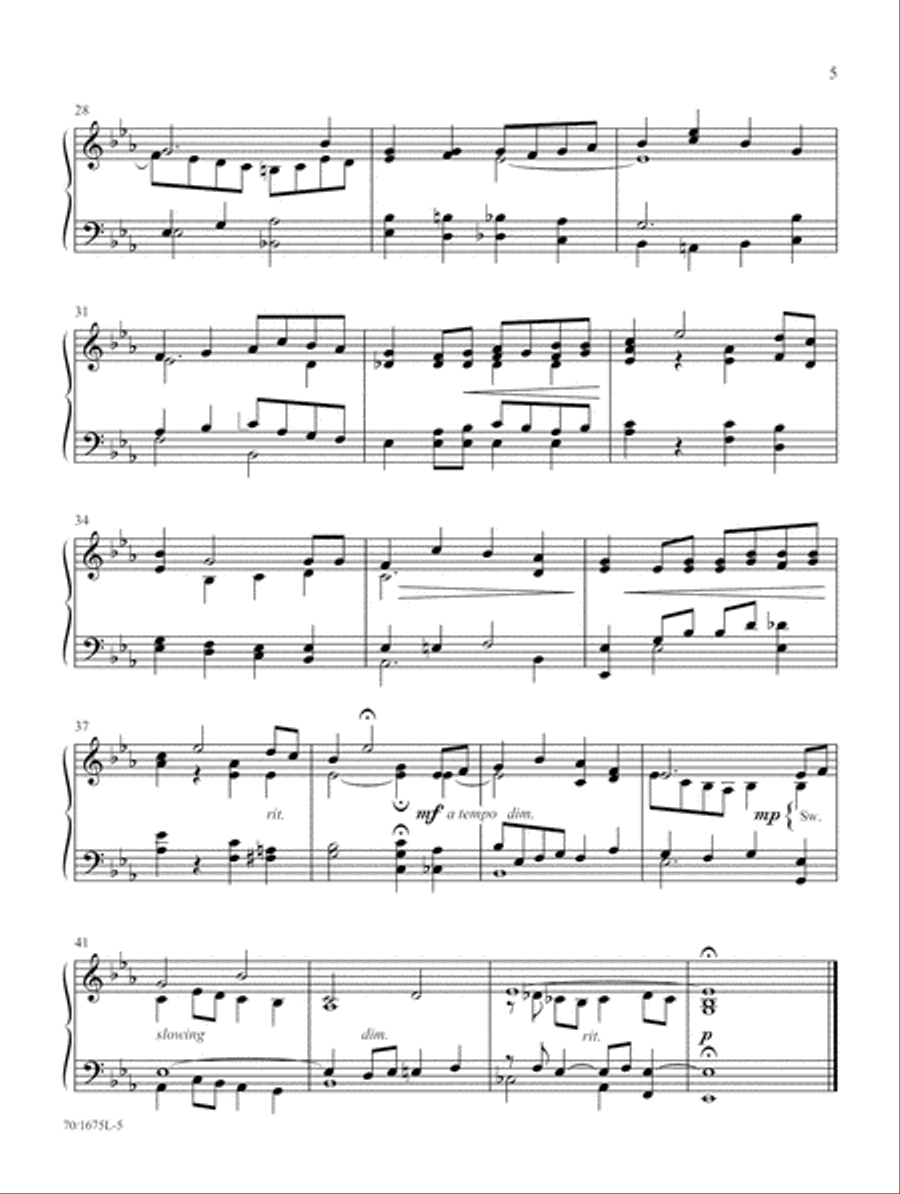 I Am Thine, O Lord (Digital Download) Organ scores gallery preview page 5