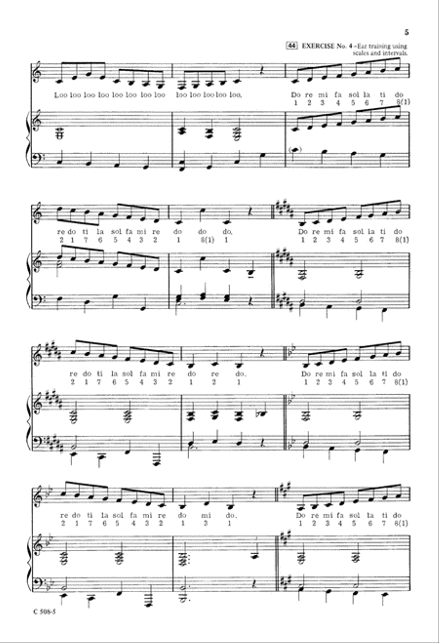 Practical Time-Saving Warm-Ups - Church Choir Set II (Digital Download) 4-Part scores gallery preview page 5