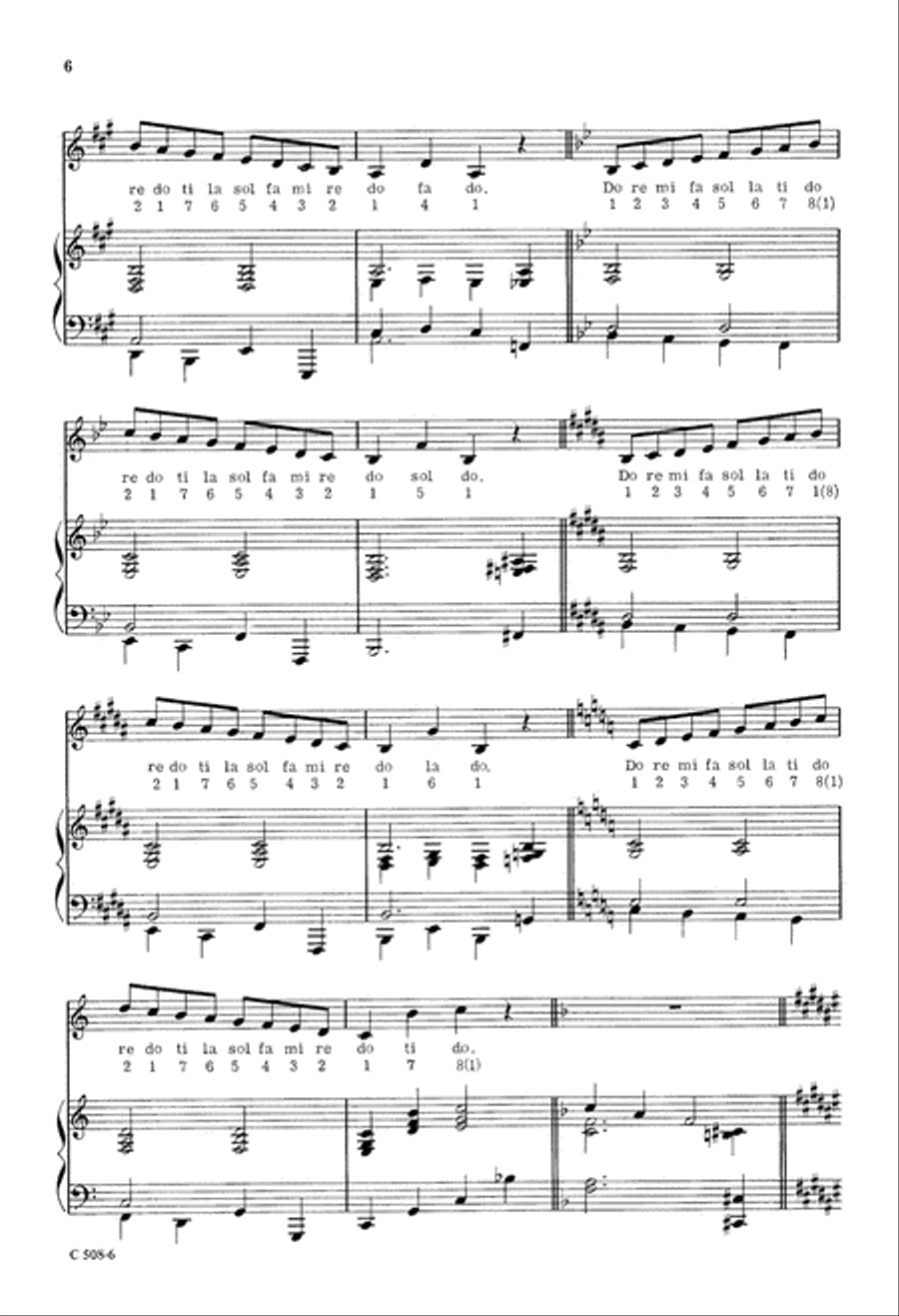 Practical Time-Saving Warm-Ups - Church Choir Set II (Digital Download) 4-Part scores gallery preview page 6