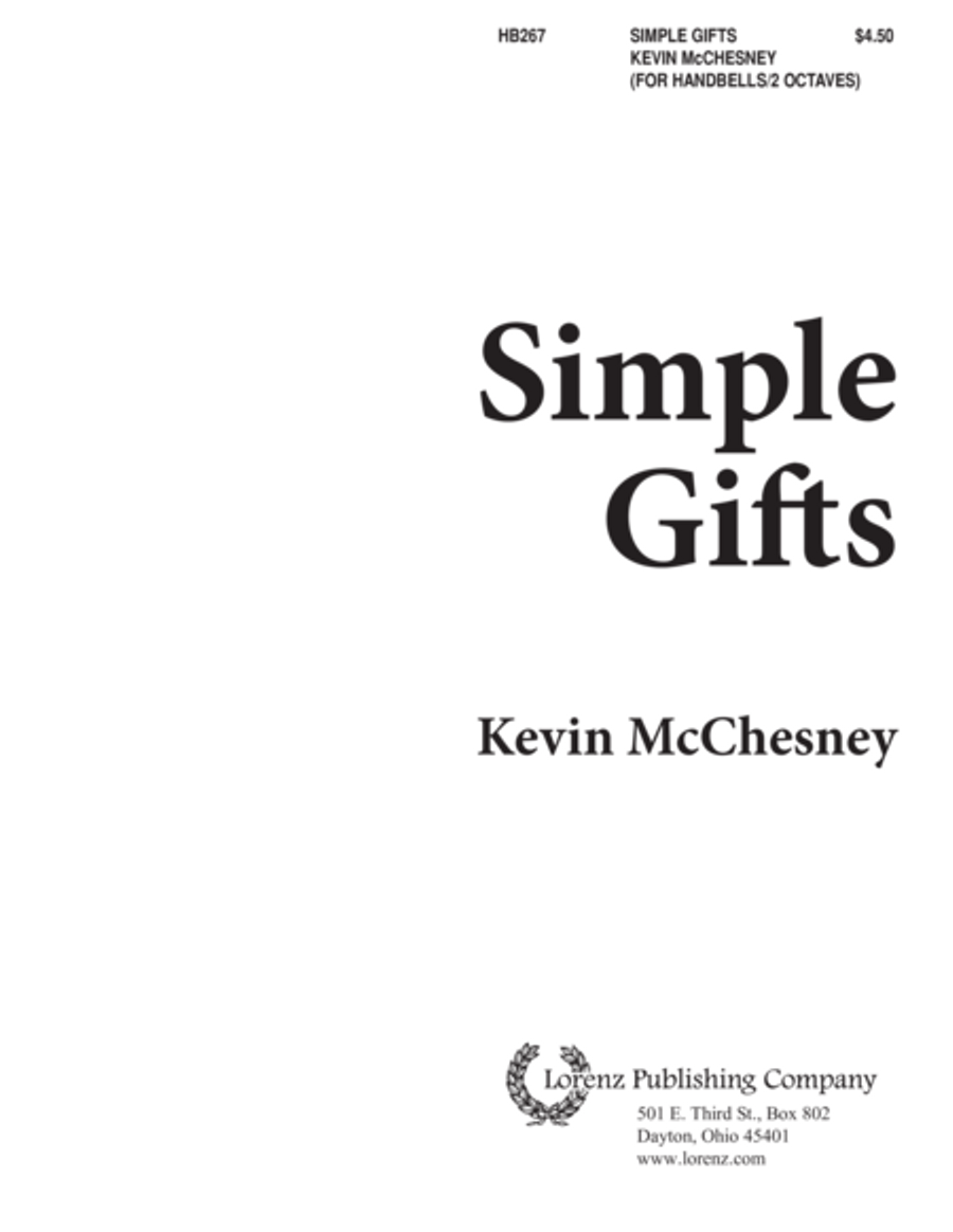 Simple Gifts (Digital Download) 2-Octaves scores gallery preview page 1