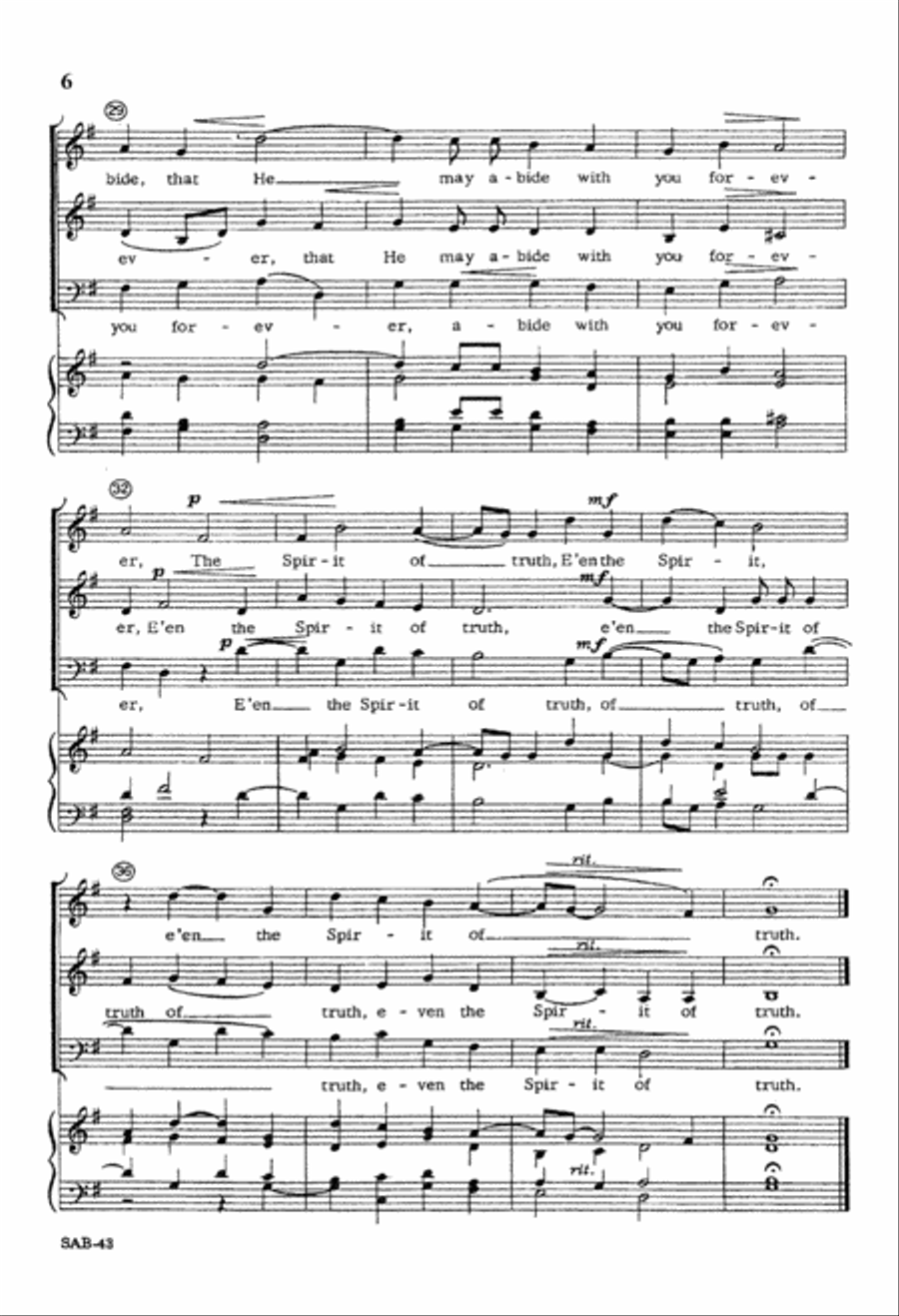 If Ye Love Me, Keep My Commandments - SAB (Digital Download) 3-Part scores gallery preview page 6
