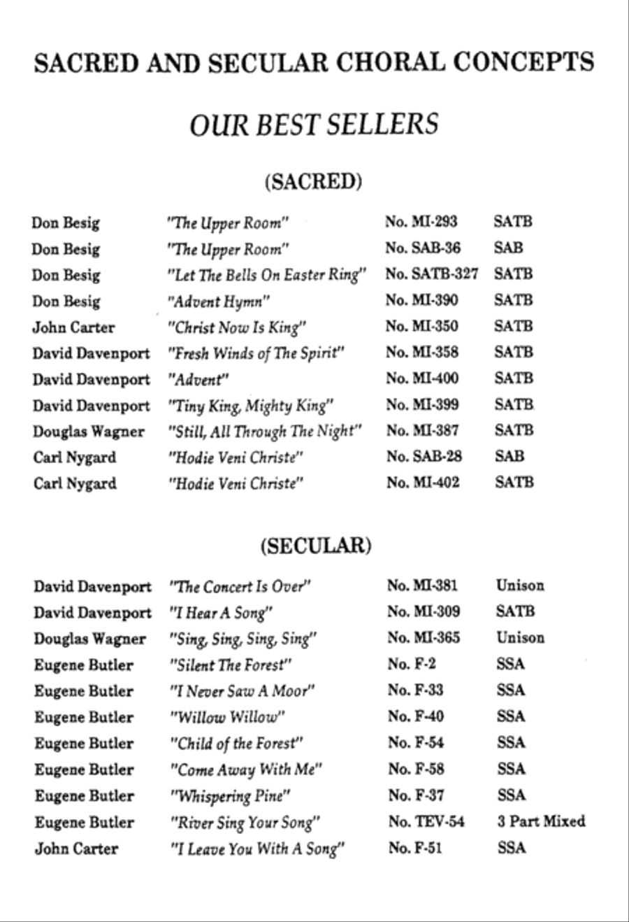 If Ye Love Me, Keep My Commandments - SAB (Digital Download) 3-Part scores gallery preview page 8