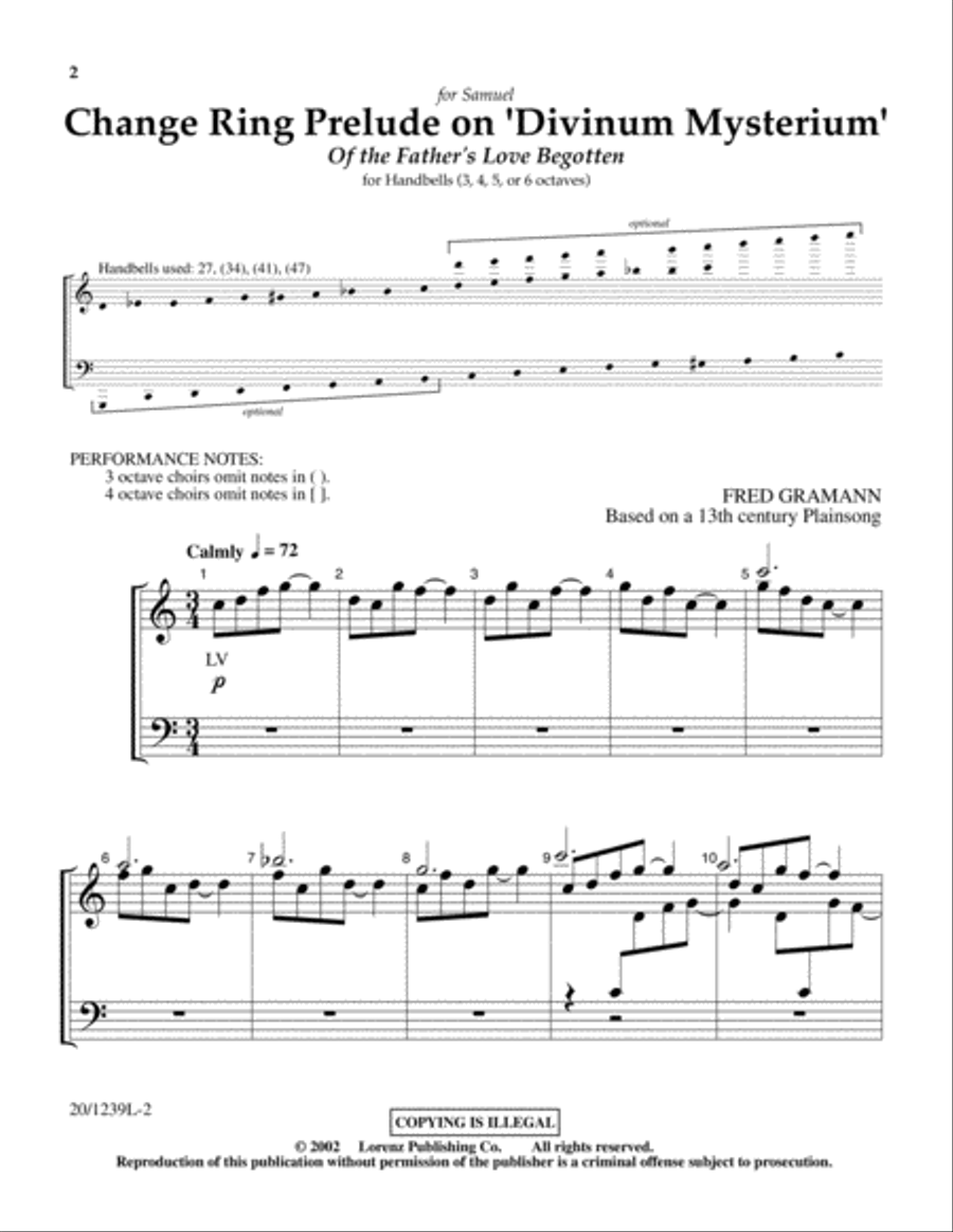 Change Ring Prelude on 
