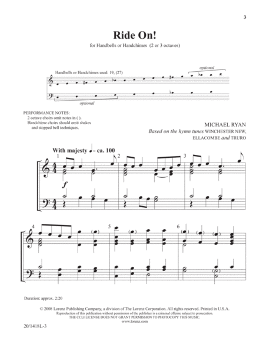 Ride On! (Digital Download) 3-Octaves scores gallery preview page 3