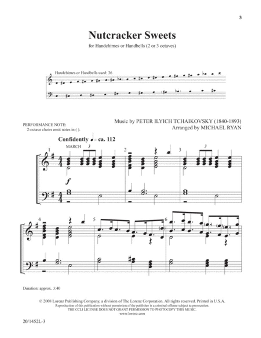 Nutcracker Sweets (Digital Download) 3-Octaves scores gallery preview page 3