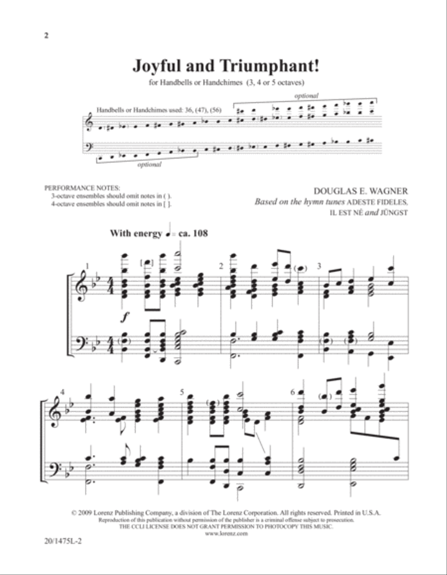 Joyful and Triumphant! (Digital Download) 5-Octaves scores gallery preview page 2