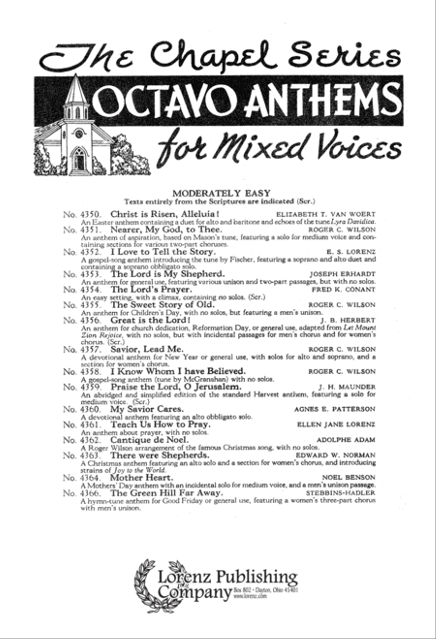 Cantique de Noël (Digital Download) 4-Part scores gallery preview page 8