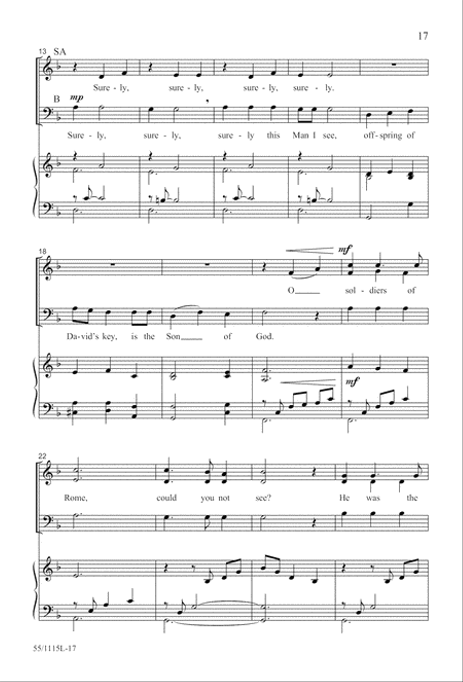 Lent: A Journey to New Life (Digital Download) 3-Part scores gallery preview page 17
