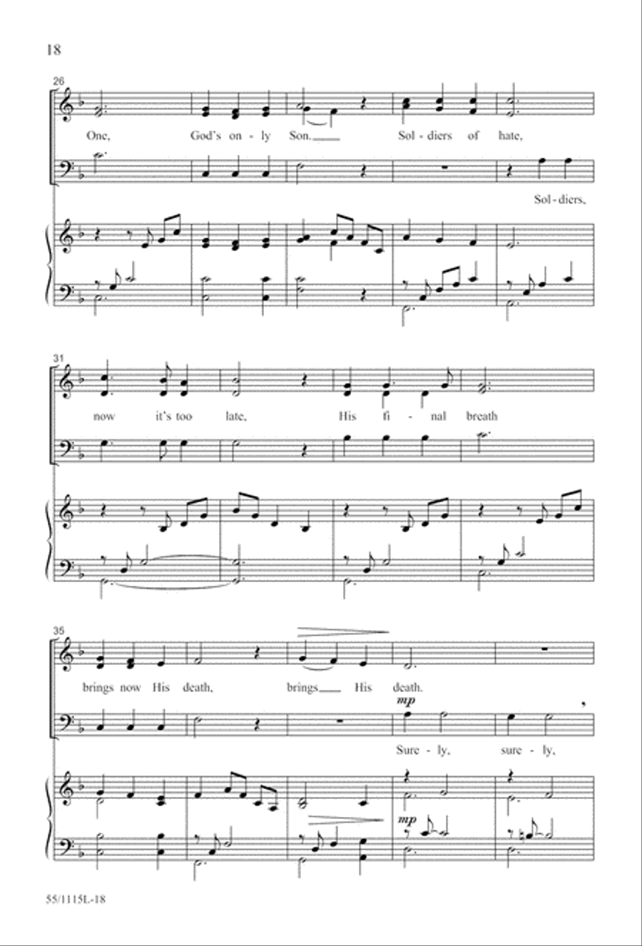 Lent: A Journey to New Life (Digital Download) 3-Part scores gallery preview page 18