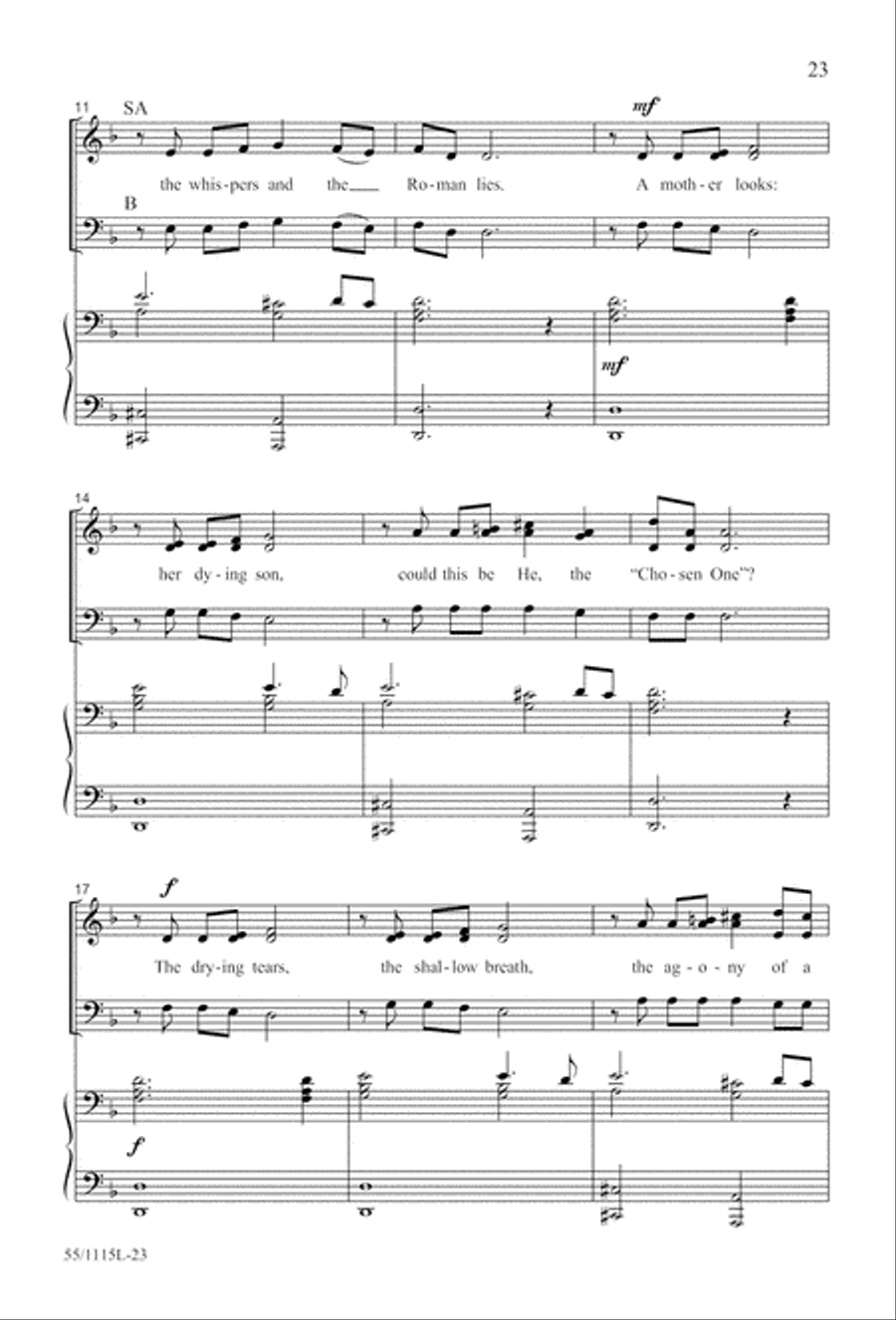 Lent: A Journey to New Life (Digital Download) 3-Part scores gallery preview page 23