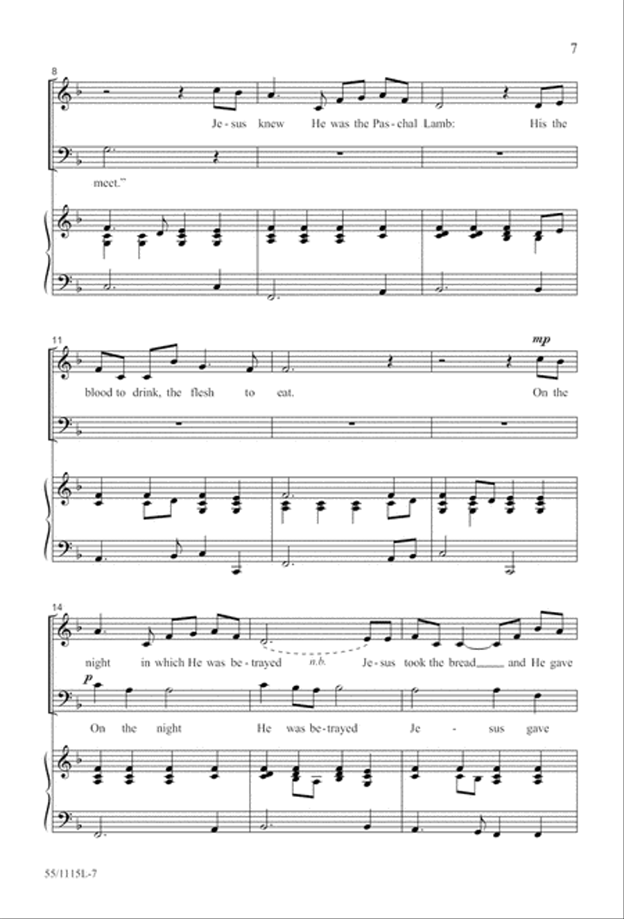 Lent: A Journey to New Life (Digital Download) 3-Part scores gallery preview page 7