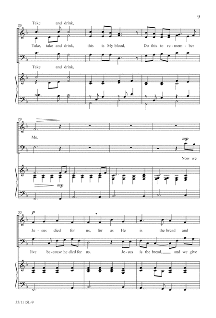 Lent: A Journey to New Life (Digital Download) 3-Part scores gallery preview page 9