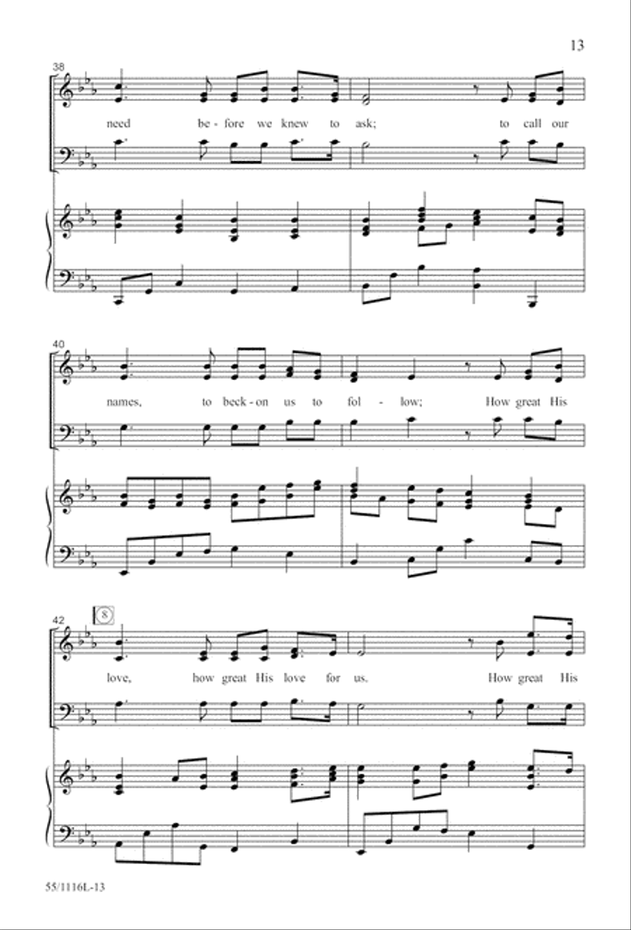 The Living Last Supper (Digital Download) 3-Part scores gallery preview page 13