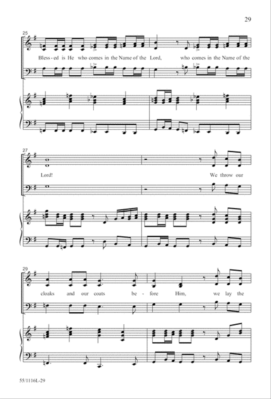 The Living Last Supper (Digital Download) 3-Part scores gallery preview page 29
