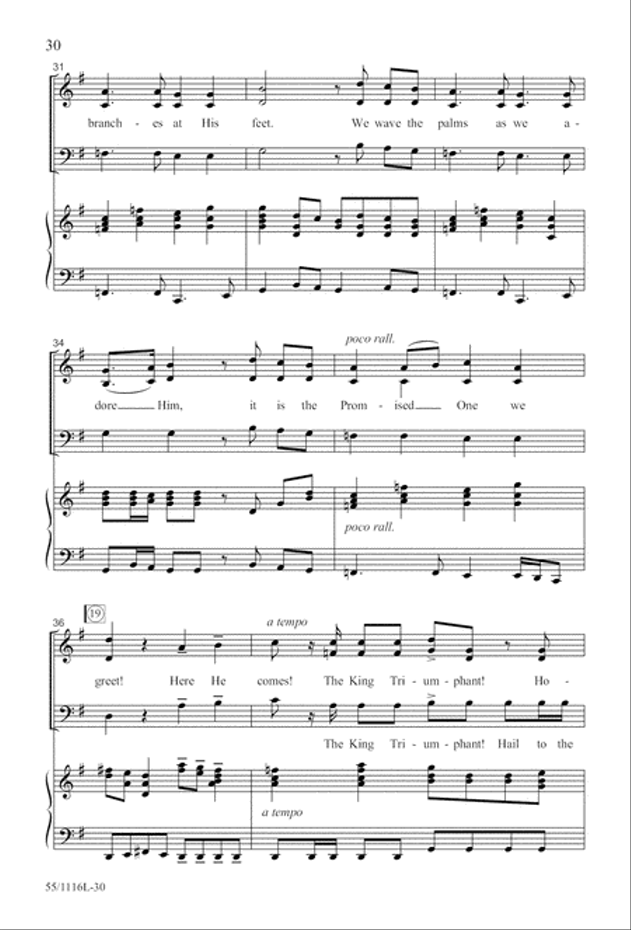 The Living Last Supper (Digital Download) 3-Part scores gallery preview page 30