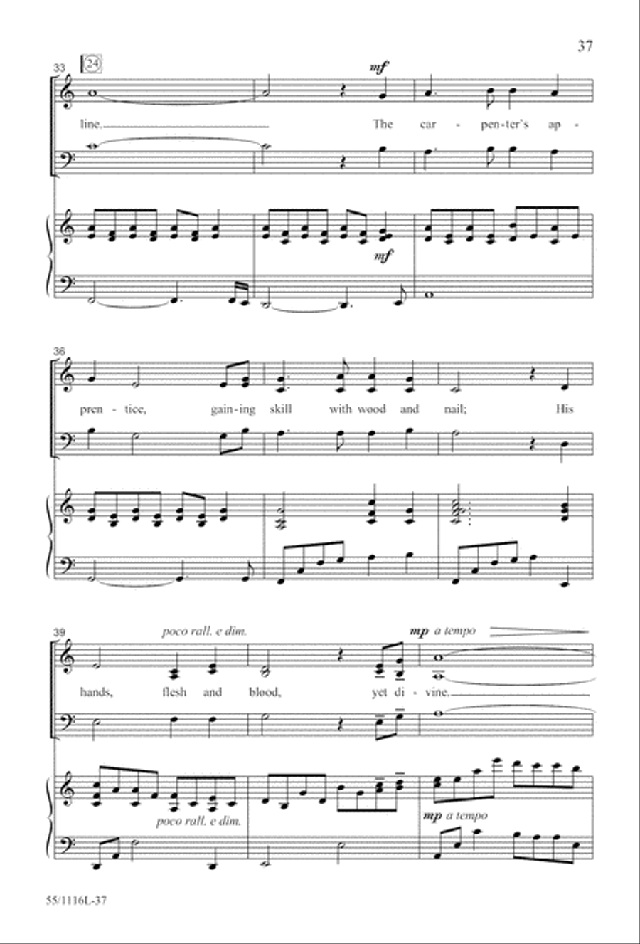 The Living Last Supper (Digital Download) 3-Part scores gallery preview page 37