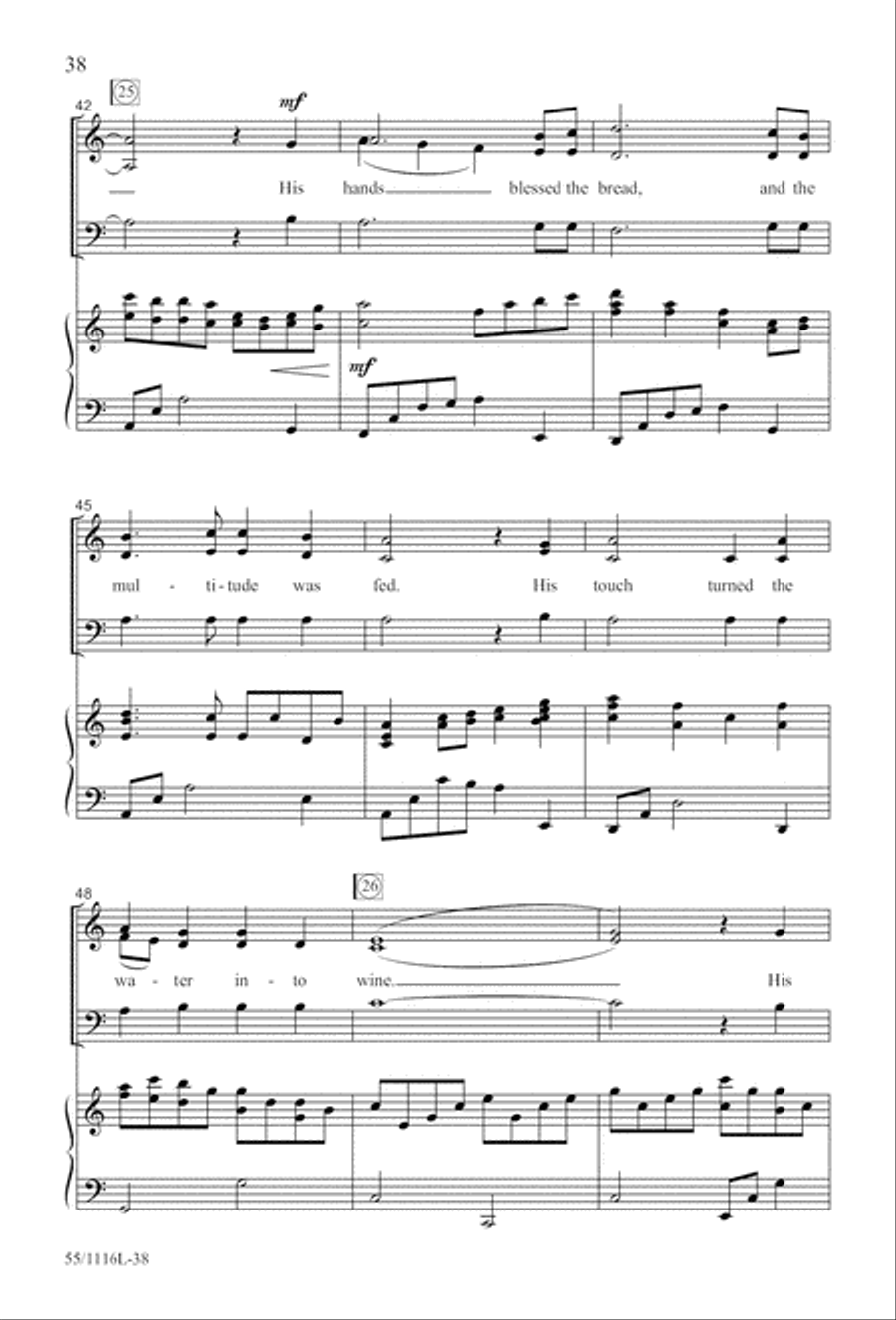 The Living Last Supper (Digital Download) 3-Part scores gallery preview page 38