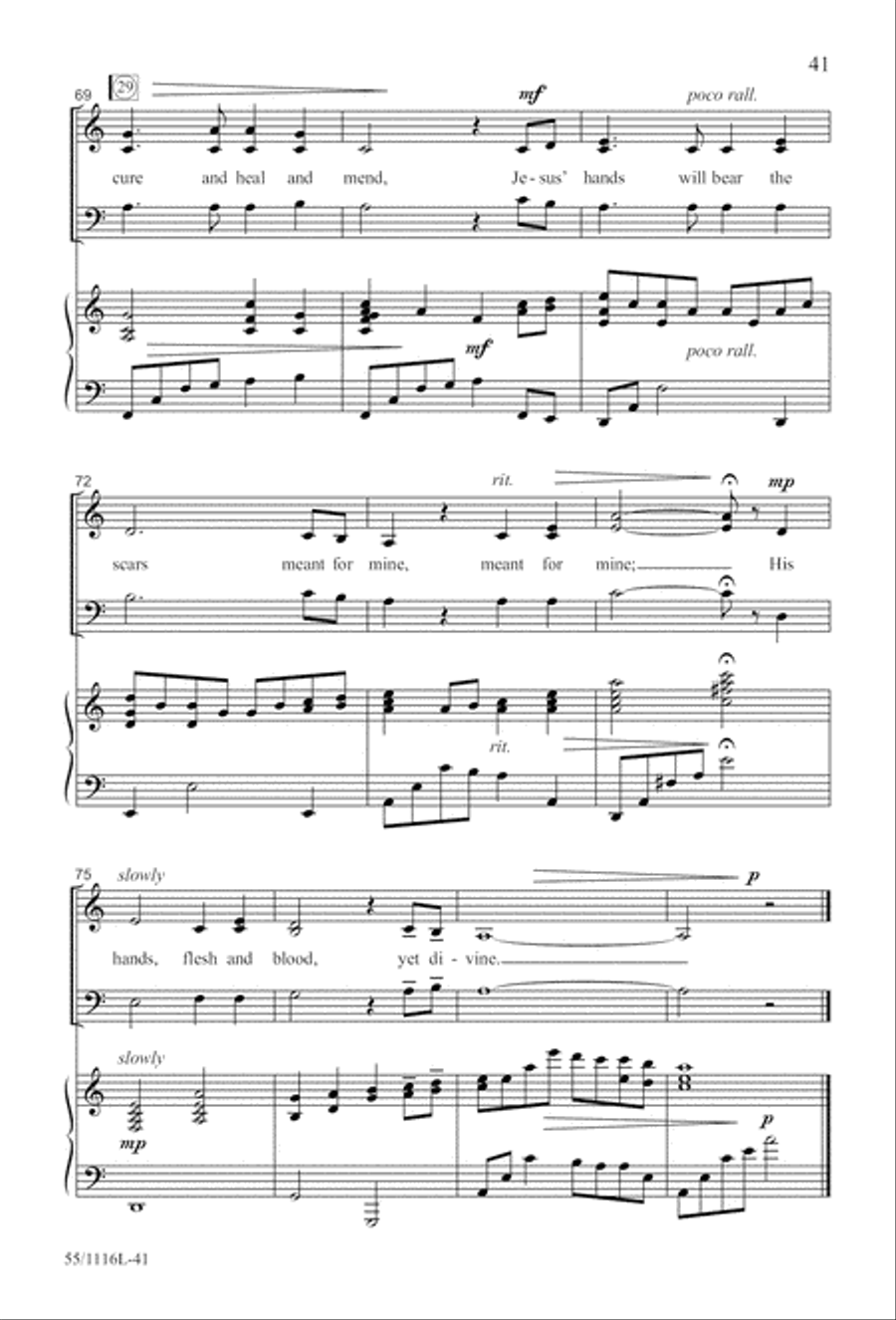 The Living Last Supper (Digital Download) 3-Part scores gallery preview page 41