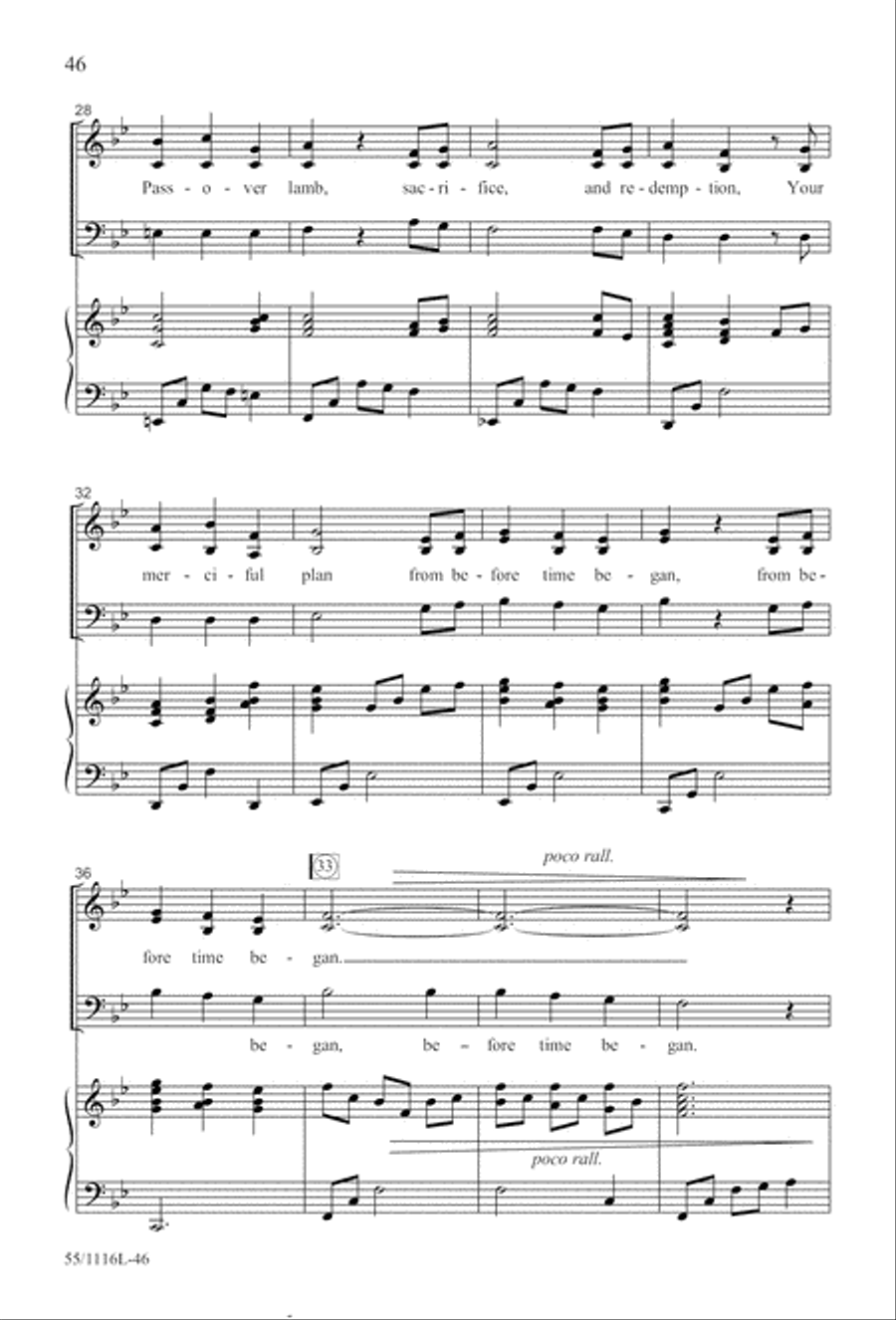 The Living Last Supper (Digital Download) 3-Part scores gallery preview page 46