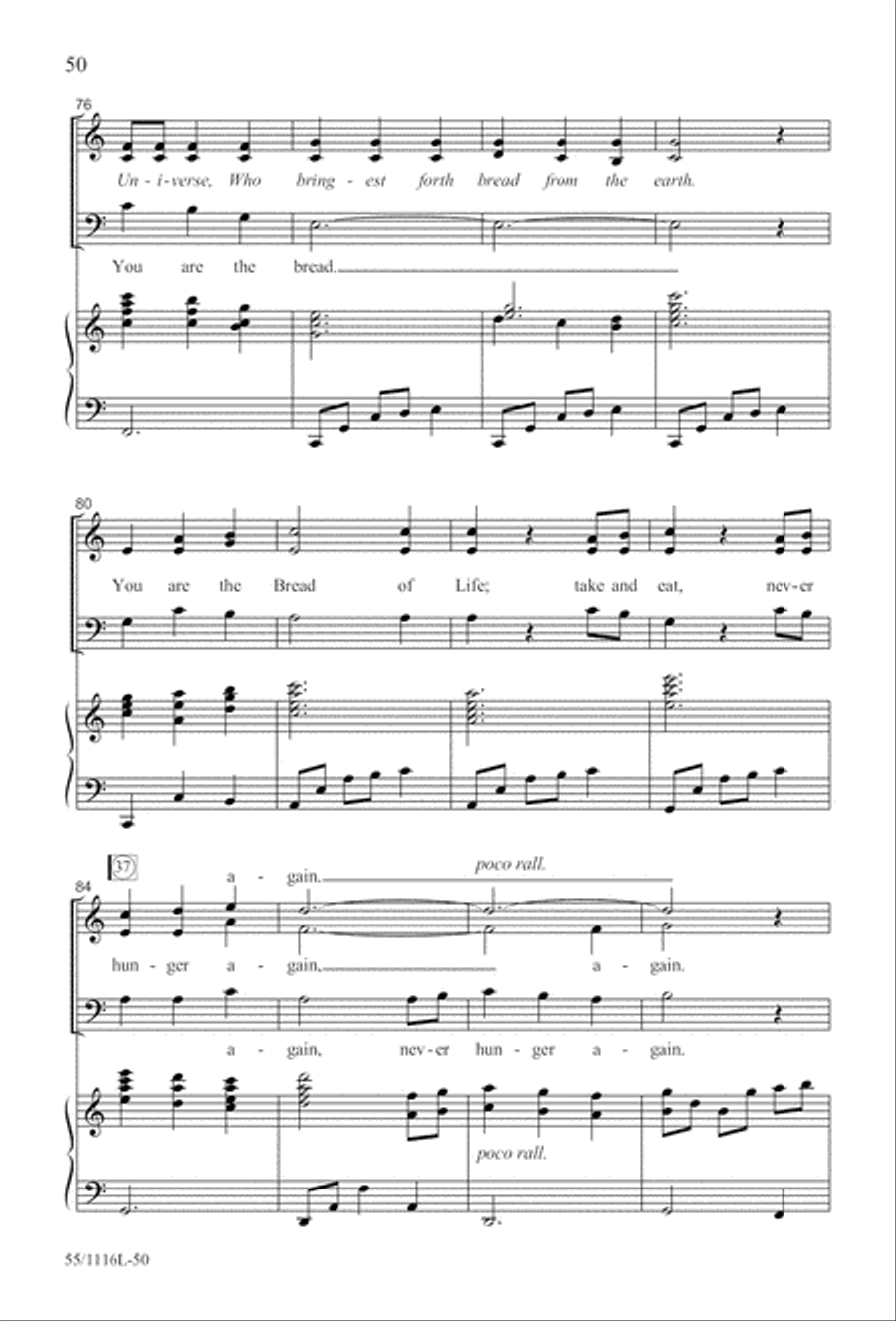 The Living Last Supper (Digital Download) 3-Part scores gallery preview page 50