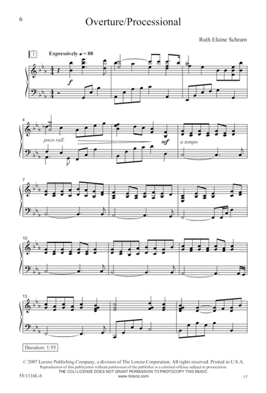 The Living Last Supper (Digital Download) 3-Part scores gallery preview page 6