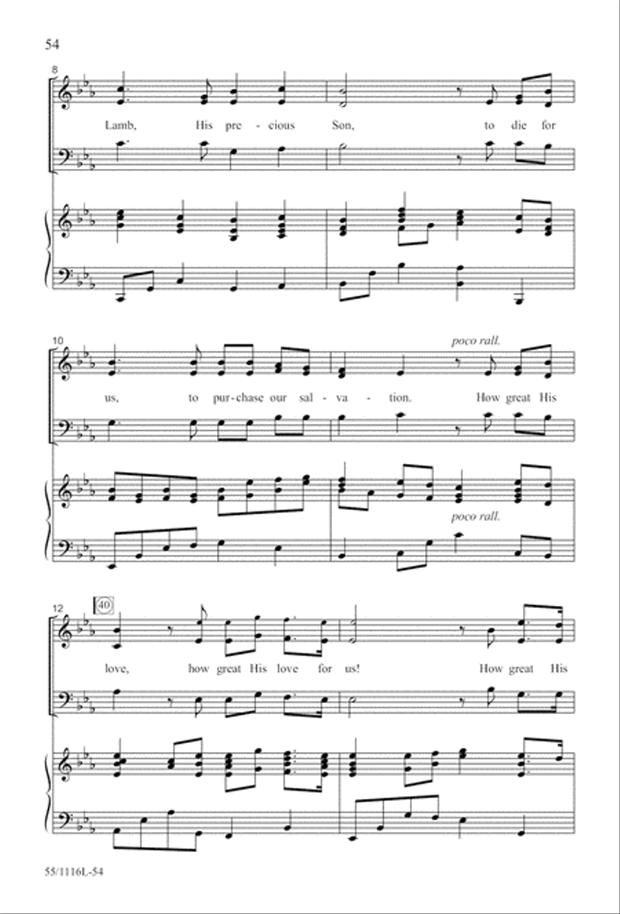 The Living Last Supper (Digital Download) 3-Part scores gallery preview page 54