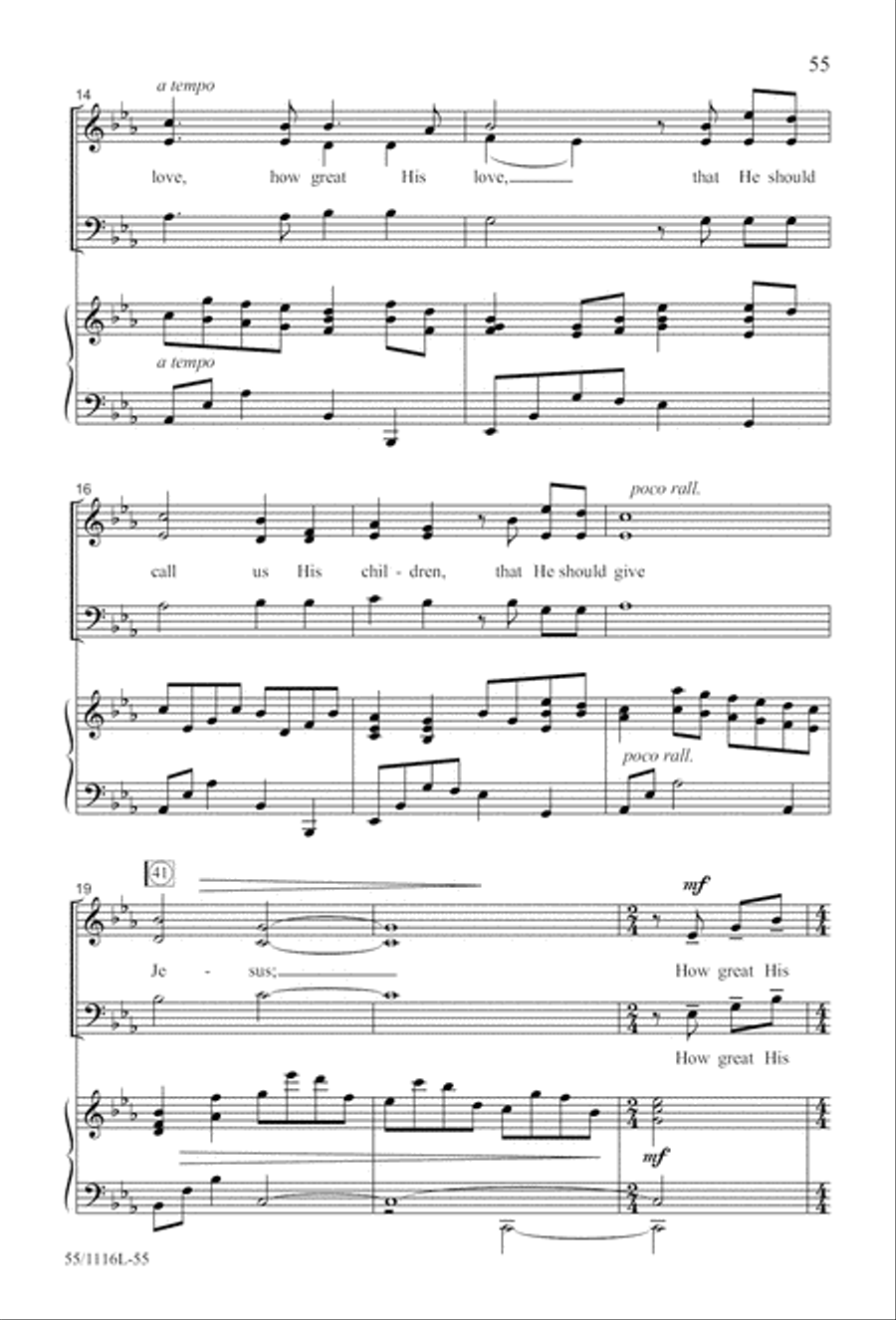The Living Last Supper (Digital Download) 3-Part scores gallery preview page 55