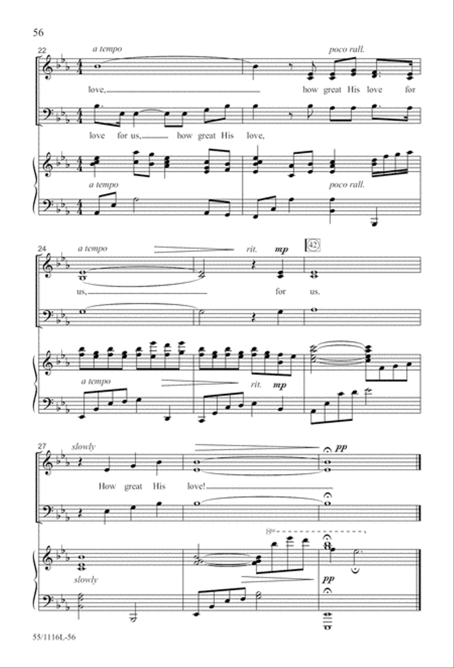 The Living Last Supper (Digital Download) 3-Part scores gallery preview page 56