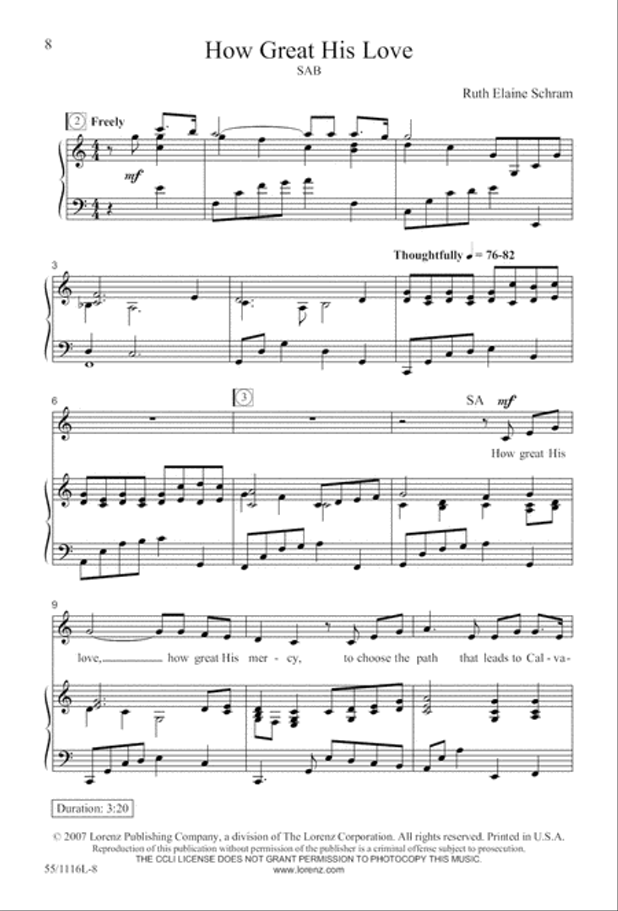 The Living Last Supper (Digital Download) 3-Part scores gallery preview page 8