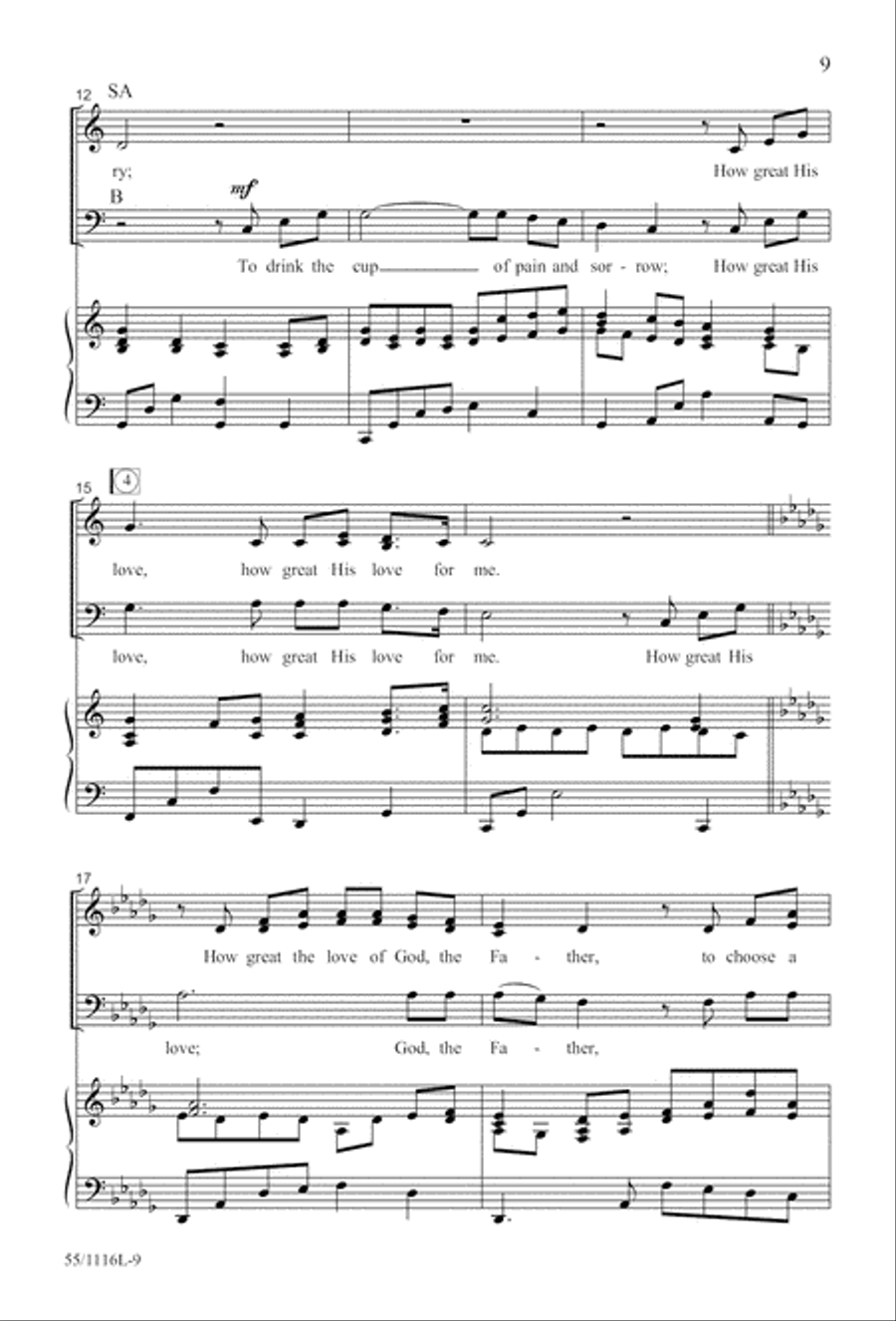 The Living Last Supper (Digital Download) 3-Part scores gallery preview page 9