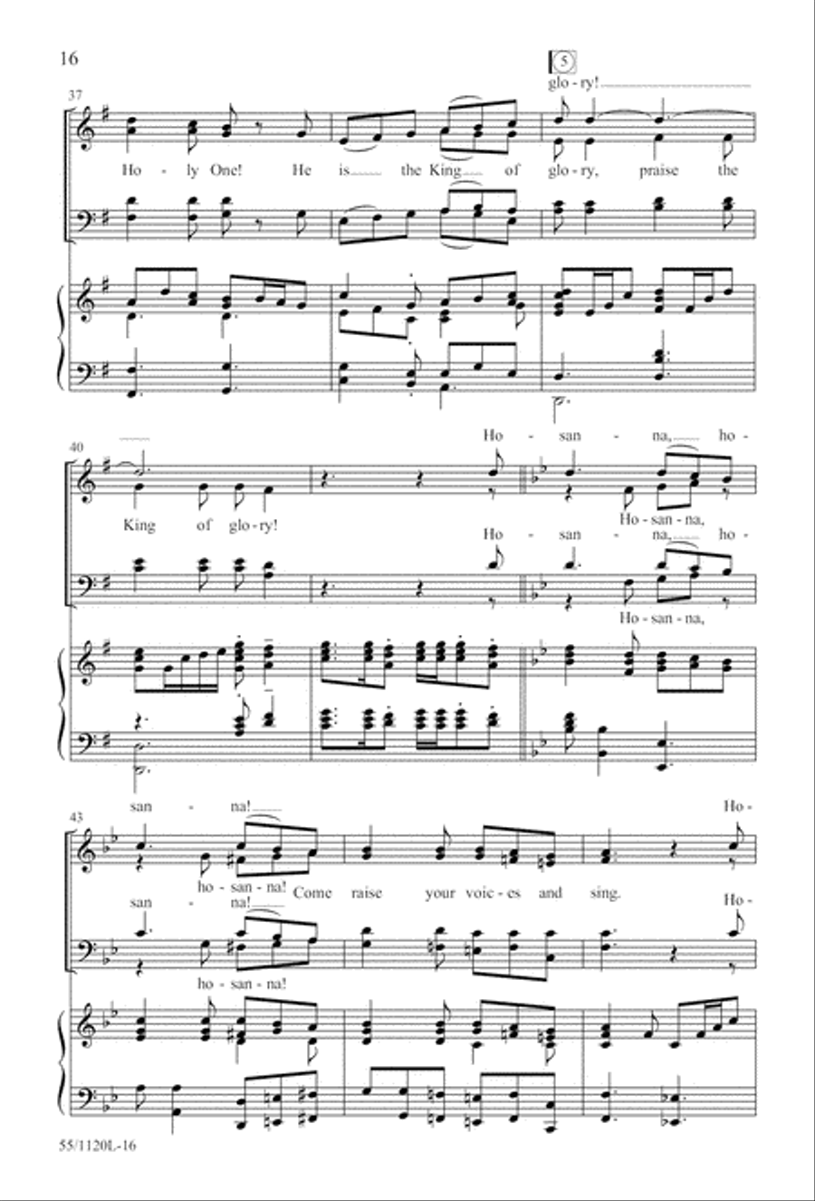 Touched by the Christ (Digital Download) 4-Part scores gallery preview page 16