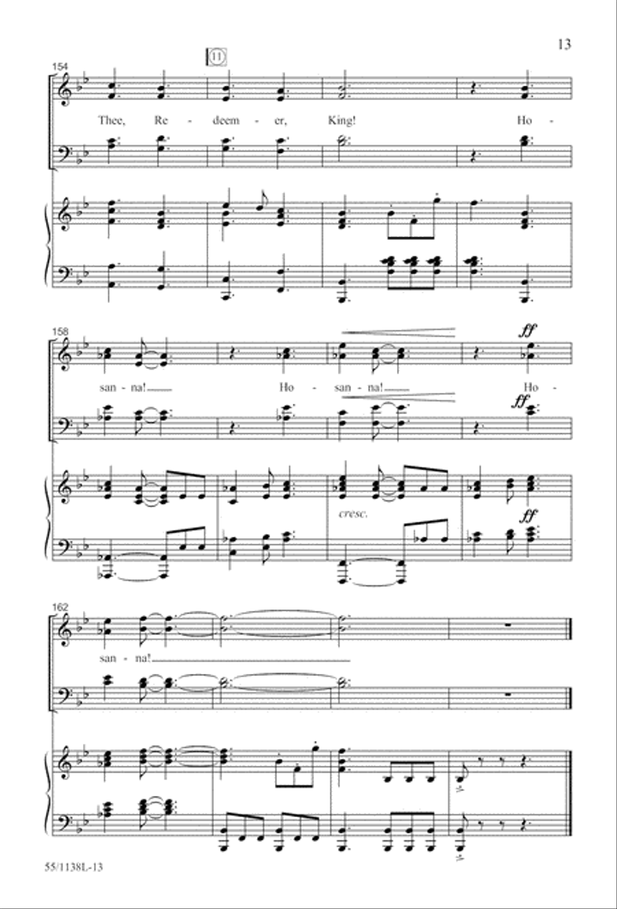 No Greater Sacrifice (Digital Download) 4-Part scores gallery preview page 13