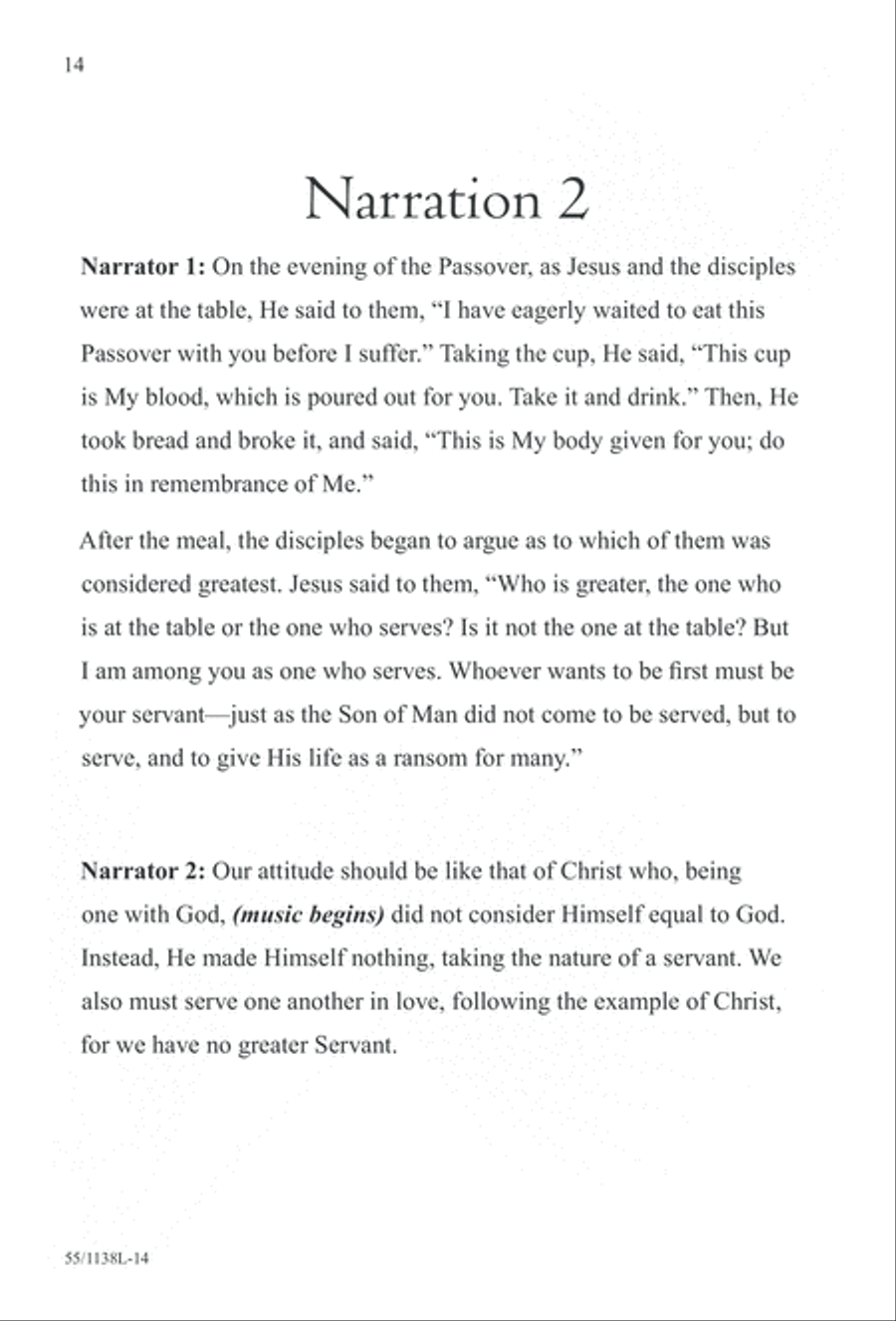 No Greater Sacrifice (Digital Download) 4-Part scores gallery preview page 14
