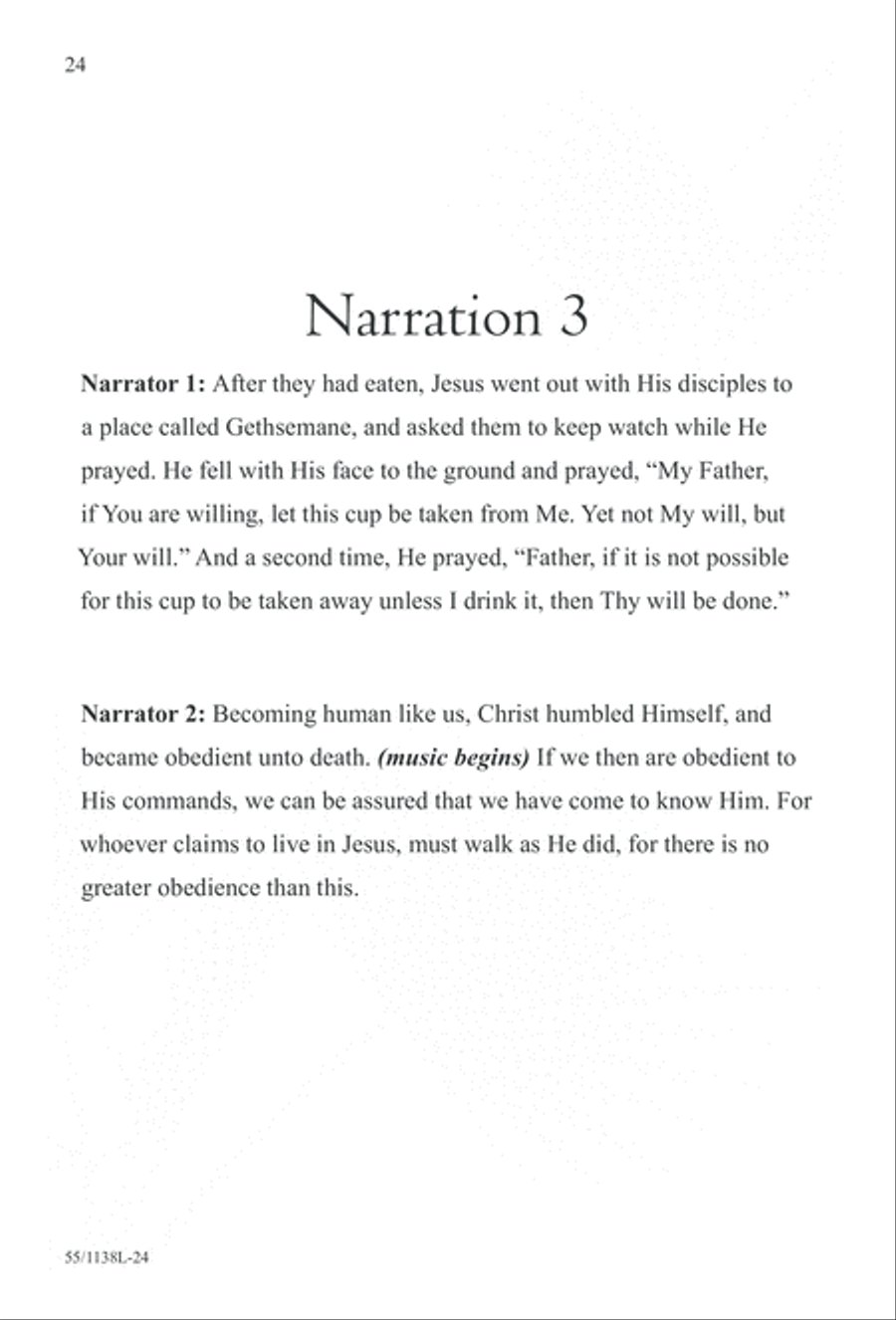 No Greater Sacrifice (Digital Download) 4-Part scores gallery preview page 24