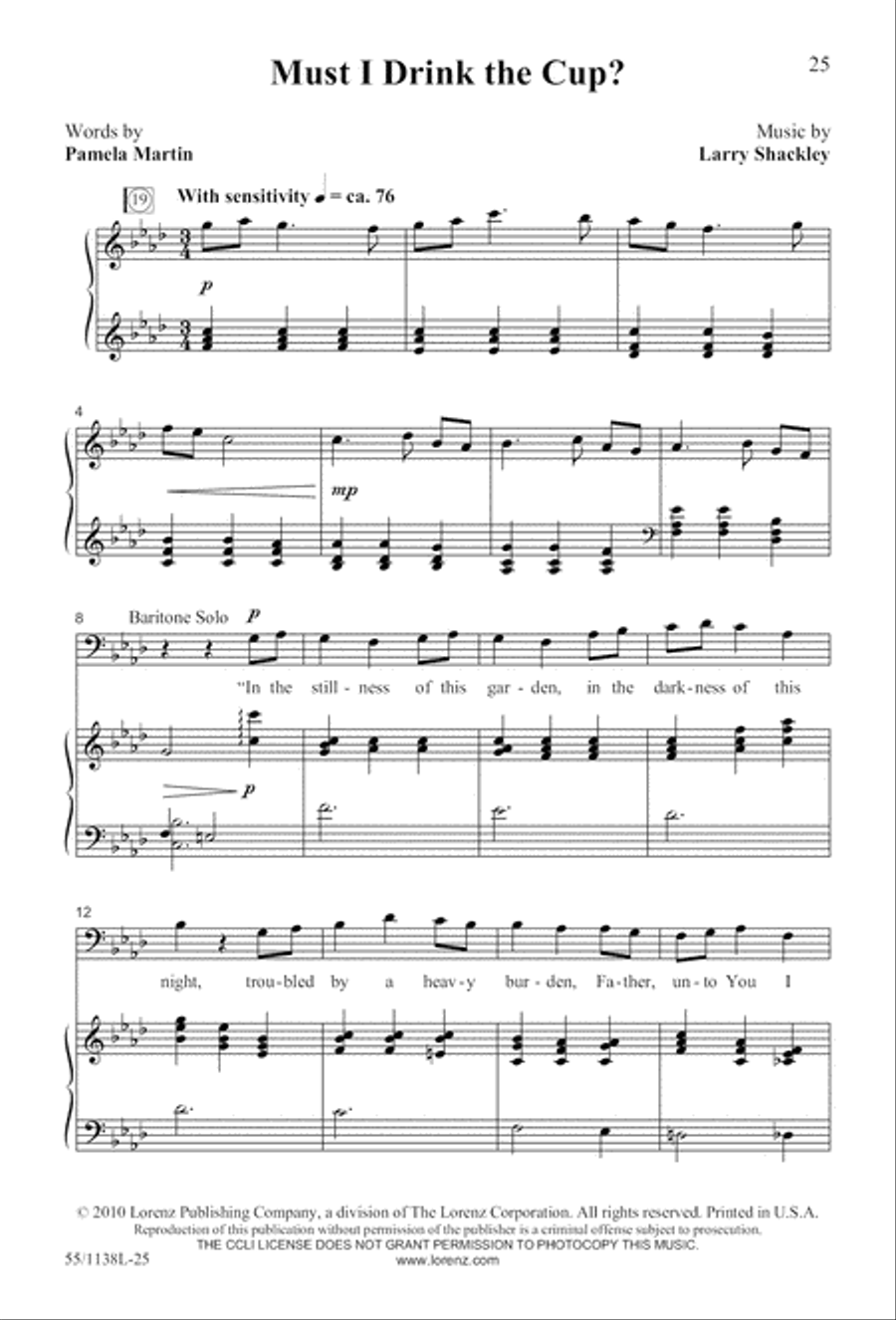 No Greater Sacrifice (Digital Download) 4-Part scores gallery preview page 25