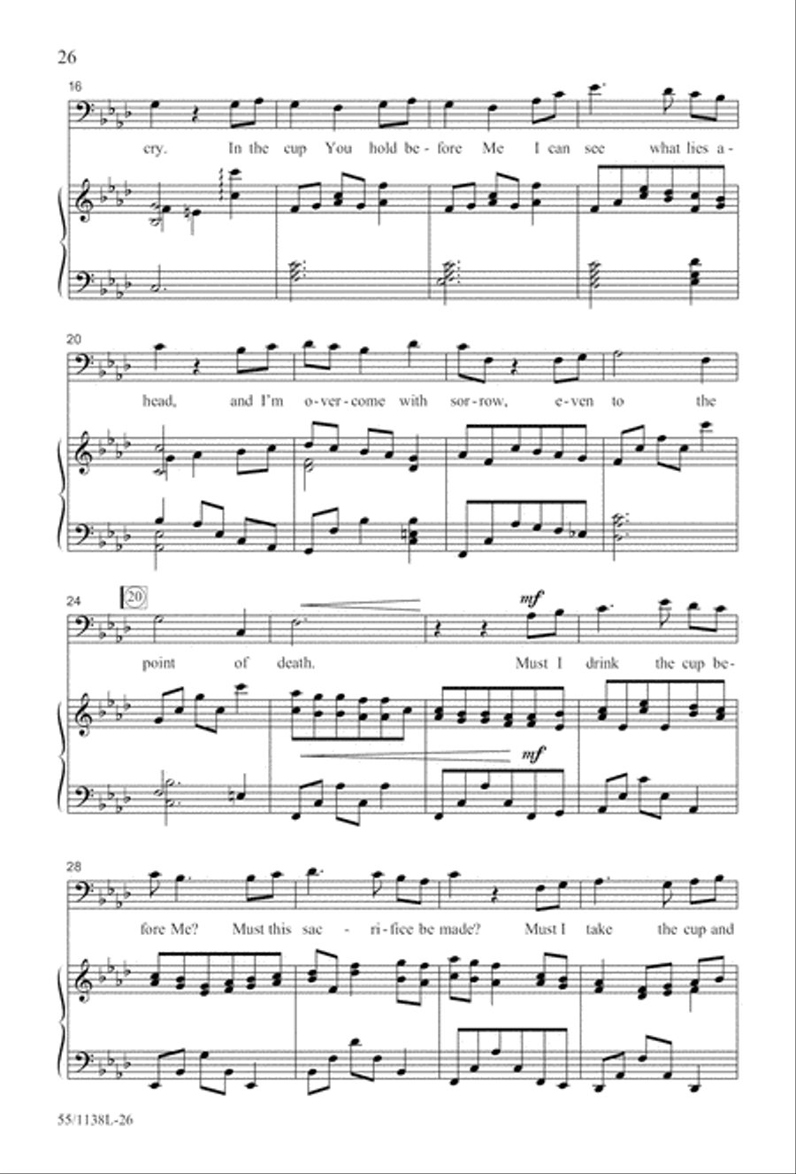 No Greater Sacrifice (Digital Download) 4-Part scores gallery preview page 26