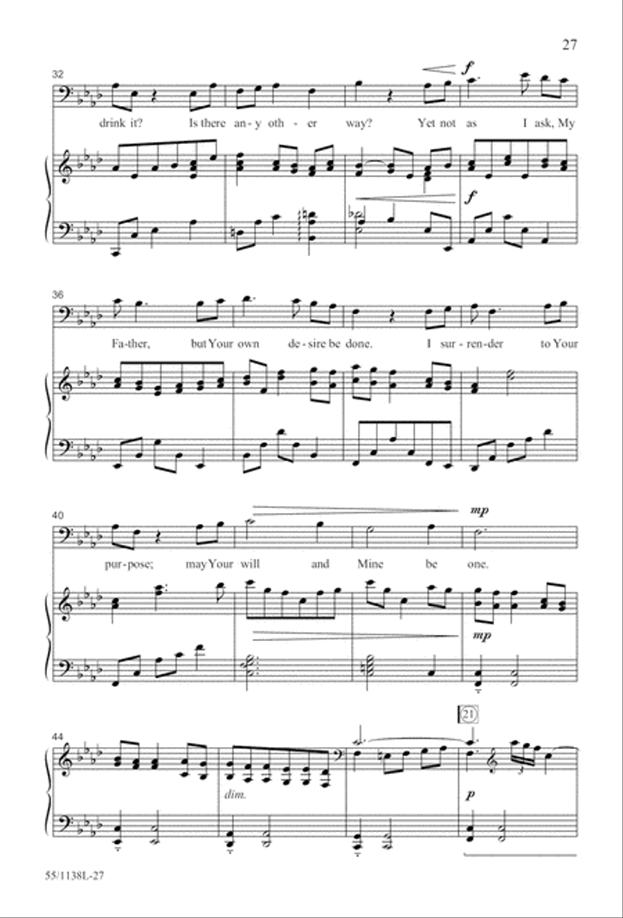 No Greater Sacrifice (Digital Download) 4-Part scores gallery preview page 27