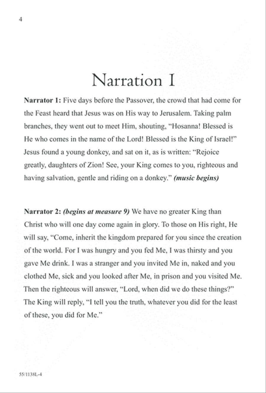 No Greater Sacrifice (Digital Download) 4-Part scores gallery preview page 4