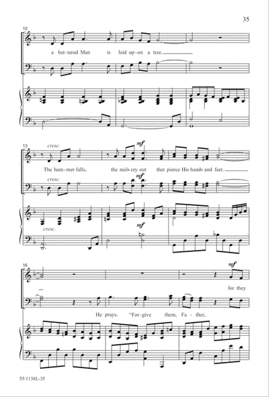No Greater Sacrifice (Digital Download) 4-Part scores gallery preview page 35