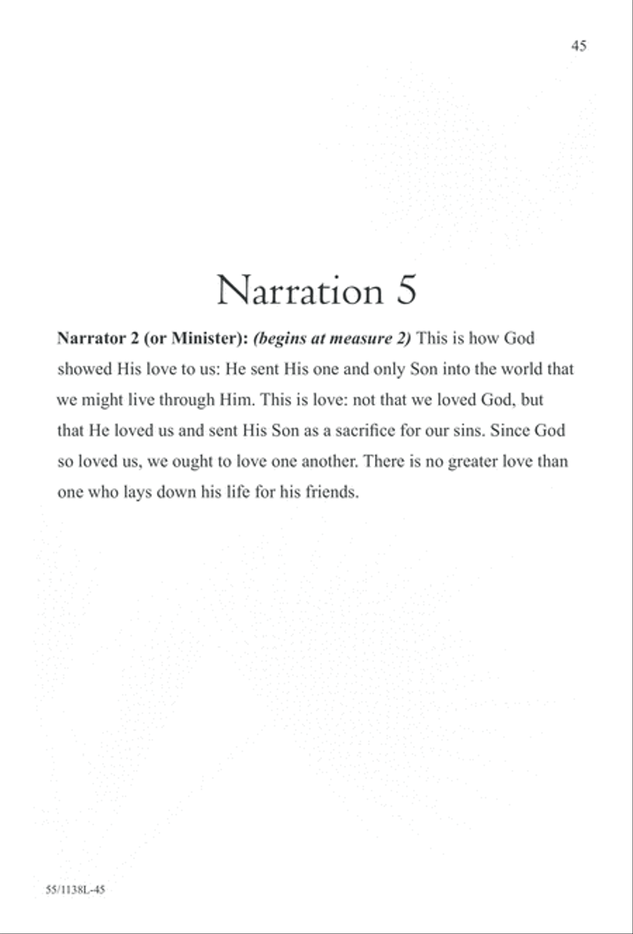 No Greater Sacrifice (Digital Download) 4-Part scores gallery preview page 45