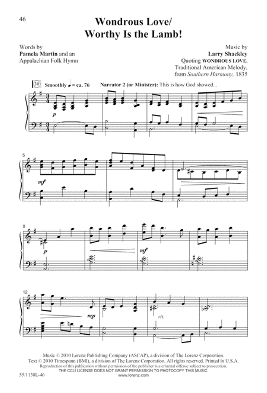 No Greater Sacrifice (Digital Download) 4-Part scores gallery preview page 46