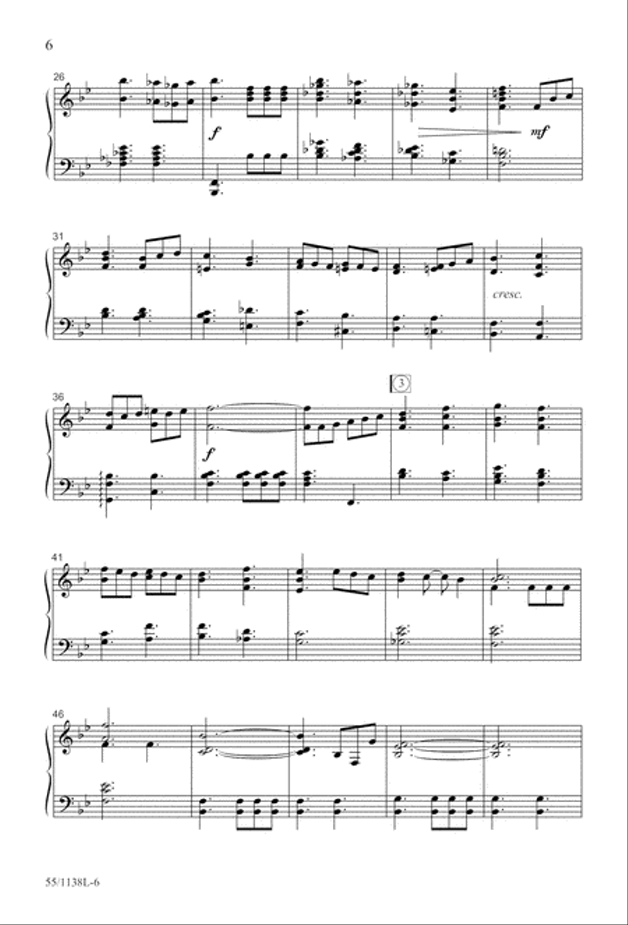 No Greater Sacrifice (Digital Download) 4-Part scores gallery preview page 6