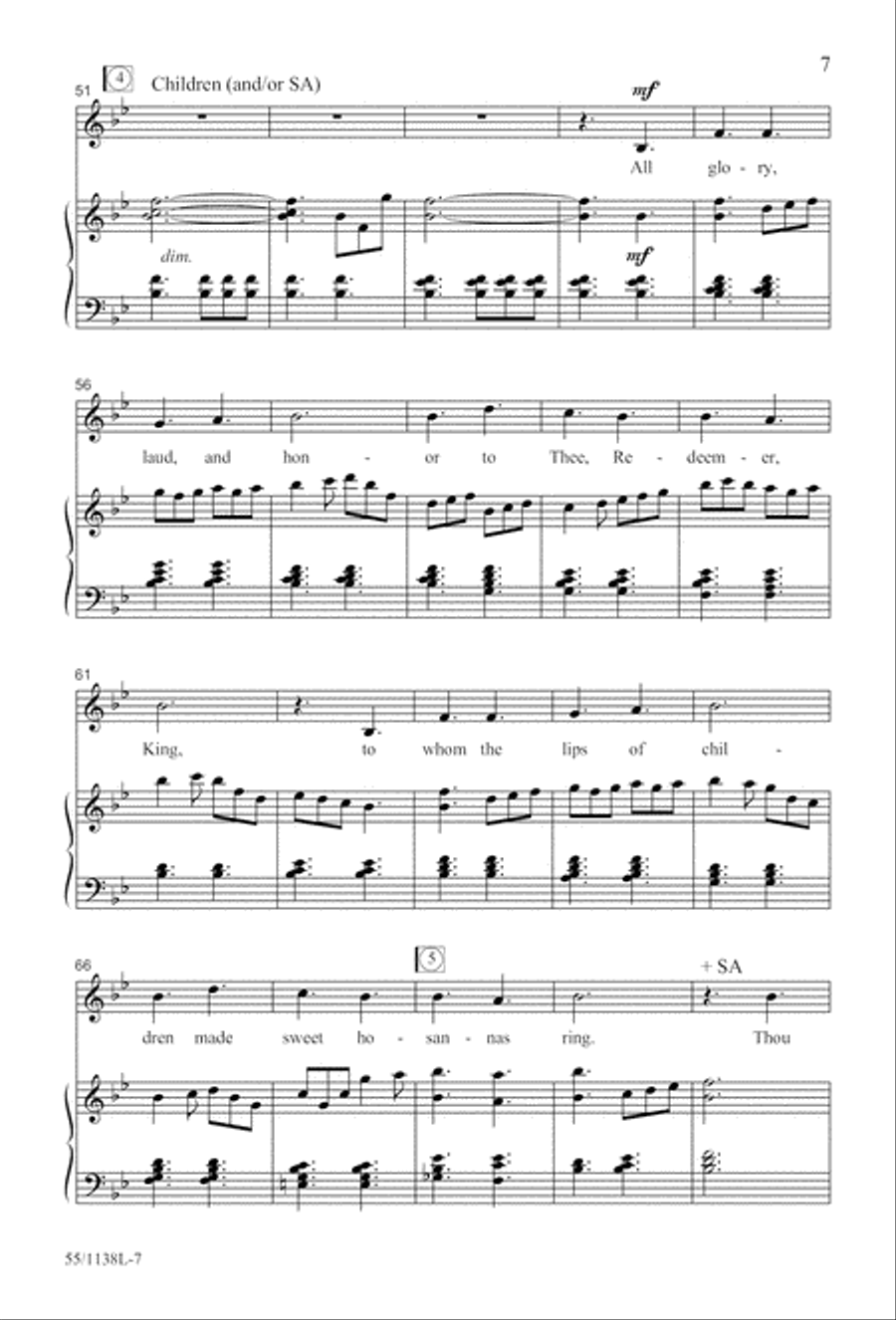 No Greater Sacrifice (Digital Download) 4-Part scores gallery preview page 7