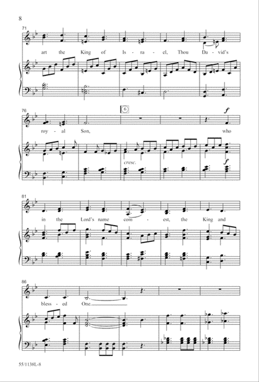 No Greater Sacrifice (Digital Download) 4-Part scores gallery preview page 8