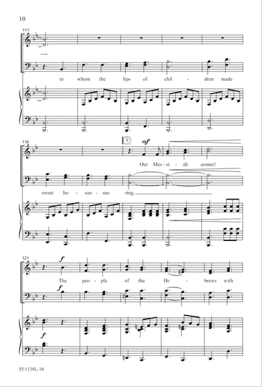 No Greater Sacrifice (Digital Download) 4-Part scores gallery preview page 10