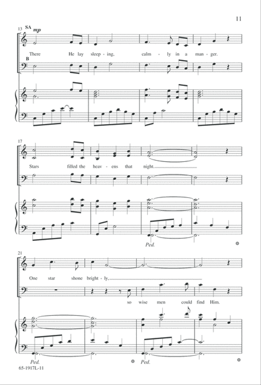 Touched by a Child, Touched by a King (Digital Download) 3-Part scores gallery preview page 11