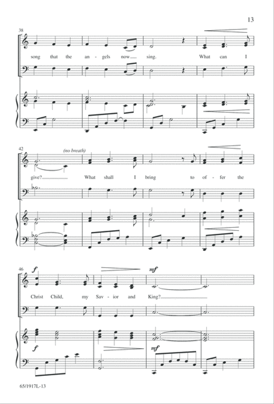 Touched by a Child, Touched by a King (Digital Download) 3-Part scores gallery preview page 13