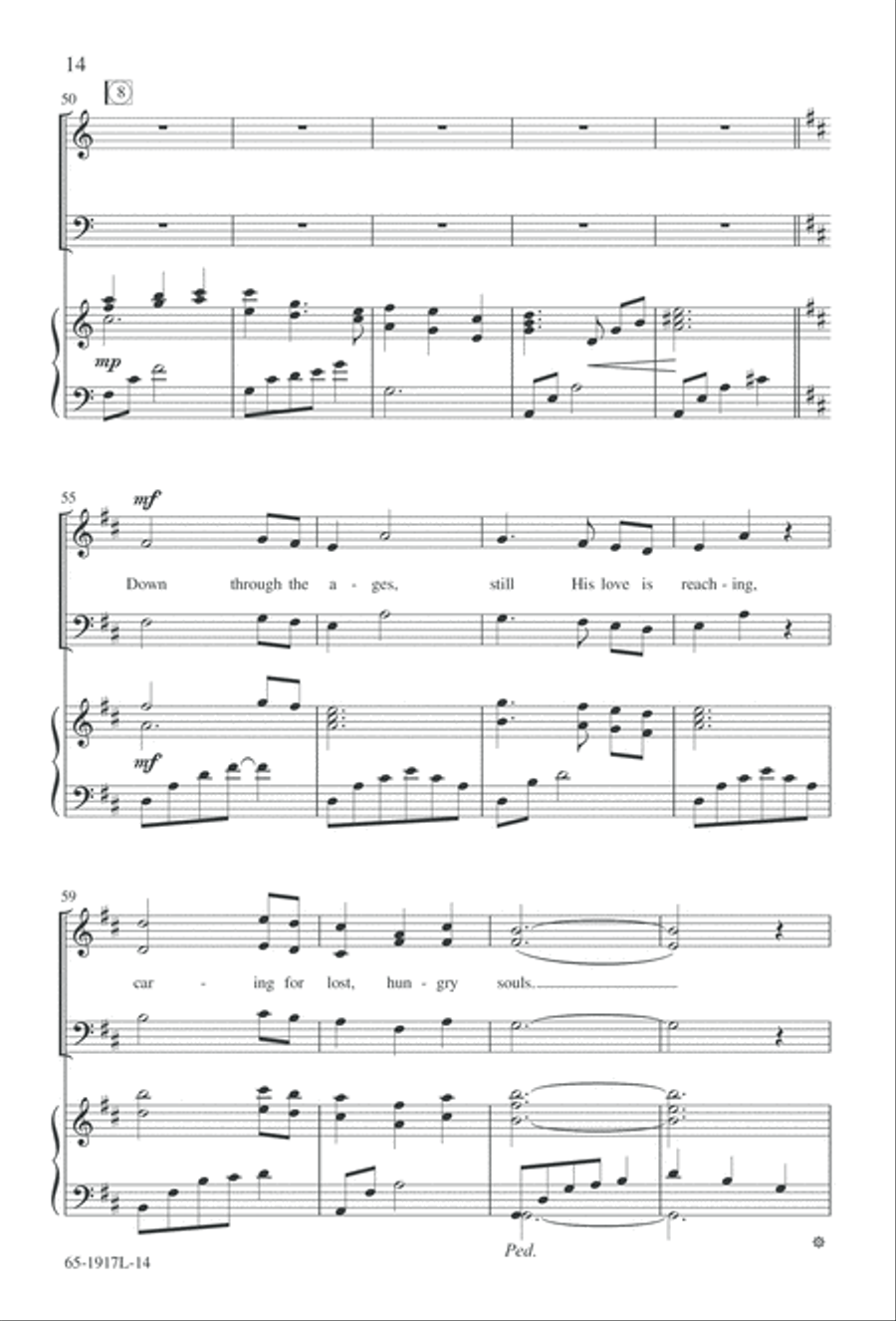 Touched by a Child, Touched by a King (Digital Download) 3-Part scores gallery preview page 14