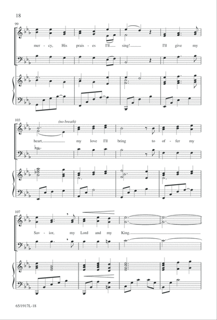 Touched by a Child, Touched by a King (Digital Download) 3-Part scores gallery preview page 18