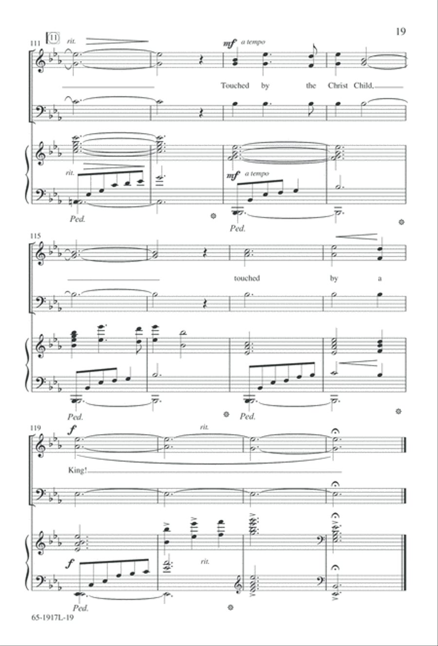 Touched by a Child, Touched by a King (Digital Download) 3-Part scores gallery preview page 19